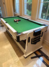 SZX成人标准4合1游戏桌 家庭商用台球乒乓球冰球黑8式室内球厅娱乐桌 7尺4合1-213*111*81cm-白桌+绿布 实拍图