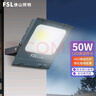 佛山照明（FSL）led投光灯射灯户外园林工地照明灯室外探照灯强光IP65防水超亮广告灯 100W泛光灯白光6500K 实拍图