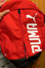 彪马（PUMA）户外通勤旅行大容量双肩背包男女学生书包电脑包074417 鲜红色-05 OSFA 实拍图