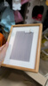 鲁大爷【7仓直发】黑胡桃实木摆台相框高级感定制画框装裱6寸木质8寸框 樱桃木榫卯框+黄铜支架背板 8寸【内径15.2*20.3cm】 实拍图