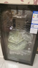 奥克斯（AUX）家用商用迷你小型单门冰箱酒柜冷柜冰吧 酒吧冷藏柜 恒温玻璃展示柜 茶叶保鲜柜 【国家补贴】90升[冷藏+微冻] 实拍图