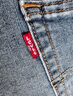 Levi's李维斯冰酷系列25年春夏新款男士防晒宽松水洗牛仔短裤凉感 中蓝色 32 实拍图