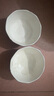 轻奢金边彩色菱形碗家用陶瓷碗米饭碗吃饭碗碗碟碗盘防烫汤碗 描金白4.5英寸钻石碗【2只装】 实拍图