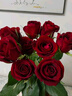 京东鲜花玫瑰花红色玫瑰10枝如意基地鲜切花水养插花生活花束送礼源头直发 实拍图