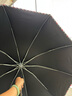 天堂 防晒晴雨伞三折 晴雨伞加大加固防晒晴雨两用经典商务 藏青 实拍图