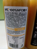 农夫山泉NFC橙汁果汁饮料 100%鲜果冷压榨 橙子冷压榨 900ml*4瓶 礼盒 实拍图
