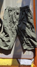 纯棉七分裤男夏季薄款工装裤运动沙滩休闲宽松水洗大口袋短裤子男 军绿色 2XL [125斤-150斤] 实拍图