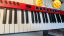 midiplusX8 X6 PRO 半配重MIDI键盘88 61 49键 专业编曲控制器键盘 61键红色X6 PRO II半配重 +踏板+琴包 实拍图