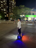 九号（Ninebot）电动儿童平衡车6-12岁代步电动车腿控智能礼物双轮腿控体感L6白色定制礼盒款 实拍图