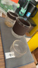 美斯尼 旅行茶具套装便携式茶具玻璃快客杯泡茶杯一壶二杯 同乐杯 咖啡色 实拍图