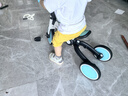 uonibaby品牌授权儿童三轮车脚踏车1-3-6岁宝宝儿童车遛娃神器平衡车手推 25款蒂芙尼蓝+推杆-适高68-128cm 升级版 实拍图