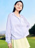 特步防晒衣女连帽上衣针织户外凉感冰丝薄外套防紫外线 实拍图