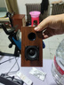 复古木纹音响 有线蓝牙电脑木质音箱 USB台式电脑笔记本手机通用 家用低音炮重低音长条多媒体播放 单喇叭【有线USB接口】 实拍图