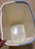 京东物流 脏衣篓家用脏衣服收纳筐脏衣篮浴室洗衣篮神器收纳筐 象牙白 中号+大号【优惠2件套】 实拍图
