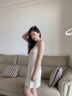 简云薄款莫代尔吊带睡裙女性感睡衣中长款家居服裙子内搭舒适背心四季 实拍图