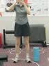 迪卡侬（DECATHLON）运动短裤女跑步健身宽松夏训练速干休闲裤户外裙裤阔腿裤QUW 黑灰色 38 实拍图