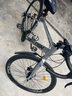 兰令公路车自行车700C成人男碟刹变速赛车学生女城市通勤代步单车 风行者 太空银 铝架 700C 弯把 700C 24速 定位变速 内走线 线碟 40刀 实拍图