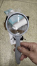 德国工艺手持式放大镜高清90倍中老年人特大看书阅读维修鉴定护眼 70MM 实拍图