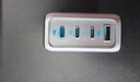 ANKER安克智显充140W充电器 氮化镓屏显type-c多口pd快充100W插头适用iPhone16手机华为电脑笔记本 银 实拍图