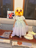 巴拉巴拉女童连衣裙夏装儿童裙子国风汉服襦裙宝宝网纱裙208224111013 实拍图