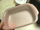 特百惠（Tupperware）长方饭盒1L微波加热学生上班族午餐饭盒便携便当盒柔蜜粉搭便携袋 实拍图