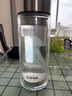 苏泊尔（SUPOR）玻璃杯茶水分离男士水杯双层高硼硅玻璃耐高温大容量办公泡茶杯子 行砚黑500ml 实拍图