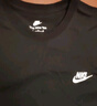 耐克(NIKE)春夏男短袖T恤 纯棉 运动休闲 经典简约 AR4999-013 黑色M 实拍图