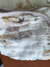嫚熙（EMXEE）婴儿口水巾棉新生手帕纱布洗脸巾宝宝毛巾洗澡擦脸小方巾6条装 实拍图