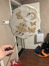 澳颜莱蚕丝扇子diy材料包含蚕茧新中式配件装饰扇框古风空白手工圆扇 花瓣扇型框+40cm杆+蚕茧 实拍图