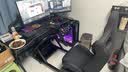 ART COCKPIT赛车PRO支架座椅方向盘G29/G923/RS50/图马思特T300T818T598直驱速魔魔爪R9R12R16R21R3R5 GT7 PRO支架+AD02全黑色座椅+排档支架 实拍图