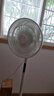 美的（Midea）【幸运草安睡1S】一级能效直流变频声控电风扇家用遥控卧室静音落地扇台式桌面抗菌大风力转页扇 实拍图