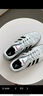 adidas T头鞋 VL COURT复古板鞋德训鞋男女阿迪达斯轻运动   灰色/黑色/红色   41 实拍图