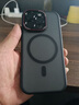 魔杰乐 适用苹果17promax手机壳磁吸充电iPhone16promax手机保护套沙漠色全包防摔软胶肤感磨砂简约轻奢 磁吸黑色【莱卡系列-金属镜头圈】 iPhone16Pro 实拍图