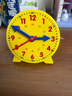 舜江 钟表钟面模型 秒针可拆为两针一二三年级数学教具小学认识时间闹钟钟点学习器文具 三针联动24时 实拍图
