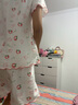 浪莎女童莫代尔睡衣夏季冰丝薄款儿童家居服新款女孩短袖短裤套装 实拍图