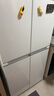 海尔（Haier）小红花系列418升594mm专业超薄零嵌十字T型家用电冰箱一级能效BCD-418WGHTDB9WVU1国家补贴20% 实拍图