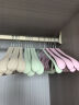 晟旎尚品 衣架无痕晾衣架子20只塑料宽肩加厚防滑晾晒不鼓包大衣挂架撑4色 实拍图