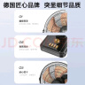 BURAGES 【德国品牌】电风扇台式家用风扇床上宿舍学生轻音摇头台扇大风力17英寸电扇定时办公室台立式小 14英寸塑叶【无定时+可摇头] 实拍图