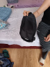 【京东物流】运动便携男女胸包单肩斜挎骑行健身训练瑜伽帆布包 黑色-双层 实拍图