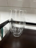 Glasslock杯子双层咖啡玻璃杯耐热防烫透明拿铁牛奶家用水杯简约无柄475ml 实拍图