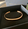 丹尼尔惠灵顿（DanielWellington）dw手镯女时尚首饰玫瑰金情侣对镯生日礼物DW00400003 实拍图