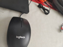 罗技（Logitech）M91P有线鼠标（M90造型）家用办公鼠标 电脑笔记本鼠标 左右手通用对称鼠标  黑色 实拍图