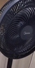 美的（Midea）【超级单品】七叶轻音立式电风扇家用柔风落地扇台式桌面小型风扇大风量节能摇头宿舍电扇 SAF30AB 实拍图