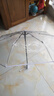 仟居佳 透明伞雨伞16骨挡雨时尚直杆伞长柄伞学生男女个性创意透明雨伞 透明 8骨 全自动折叠款 实拍图