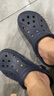 crocs卡骆驰洞洞鞋贝雅男鞋女鞋轻便耐磨一脚蹬拖鞋休闲鞋|10126 黑色-001 36 /37(220mm) 实拍图