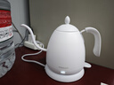 maxwin 家用电热水壶长嘴烧水壶泡茶专用手冲咖啡壶开水壶小型茶艺壶防烫全自动断电茶具功夫茶酒店 0.6L 月光白 实拍图