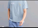 都市锋尚睡衣男薄款宽松舒适透气印花短袖套头男士家居服套装4H12A3 实拍图