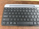 罗技（Logitech）K580无线蓝牙超薄静音键盘 办公键盘笔记本电脑手机Mac平板ipad键盘双模外接键盘薄膜便携多屏家用 超薄键盘-星空灰 实拍图
