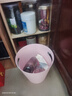 CHAHUA茶花 垃圾桶3.6L卫生间废纸篓客厅厨房垃圾桶手提塑料收纳垃圾筐* 实拍图
