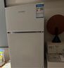 HYUNDAI（韩国现代） 小冰箱 冰箱小型双开门 迷你双门家用宿舍租房冷藏冷冻电冰箱节能省电 68L白【一级能效+租房必备】 实拍图
